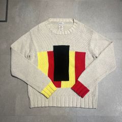 DIESEL ディーゼル K Echu Crew Neck Sweater ニット セーター ホワイト系 size:L【表参道A07】 