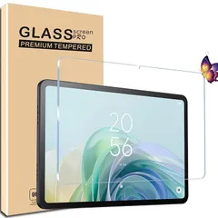 【1枚セッ】UNEED TCL TAB T11 Gen 2 11インチ 用の フィルム TCL TAB T11 Gen 2 用の ガラスフィルム 強化液晶保護フィルム ワンタッチ貼付け/気泡ゼロ/ケースと干渉せず/硬度9H/飛散防止/指紋防止