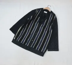 【タグ付き】DRIES VAN NOTEN 　カーディガン　ブラック　黒　S ブラック（黒）系 S Dries Van Noten(ドリス ヴァン ノッテン