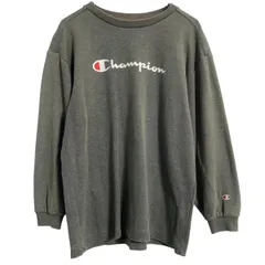 Champion プリントスウェット トレーナー キッズ 160 ダークグレー チャンピオン プルオーバー 古着卸 アメリカ仕入 a611-8014のサムネイル