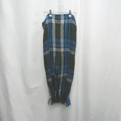 ◇ ⊇ john branigan 柄あり 膝下丈 フレア スカート サイズ表記なし ブラック系 レディース E  【1505130002645】