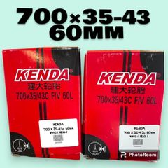 【新品】KENDA 700×35-43c 60mm 仏式バルブ 2本セット スペアチューブにいかがでしょうか？