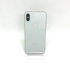 【リペア品】【純正バッテリー81％】iPhone X 64GB シルバー 2895 SIMフリー