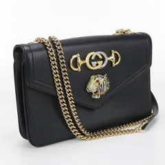 グッチ ラジャ タイガー レザー 2way ショルダーバッグ 楽天市場】GUCCI グッチ タイガーヘッド ラジャ シェリーライン