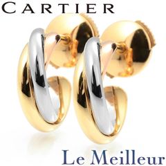 カルティエ Cartier トリニティ ピアス K18YG 中古 プレラブド 返品OK