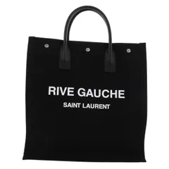 YVESSAINTLAURENT （イヴサンローラン） リヴ・ゴーシュ トートバッグ バッグ ハンドバッグ 632539 キャンバス レザー ブラック used:A 【中古】のサムネイル