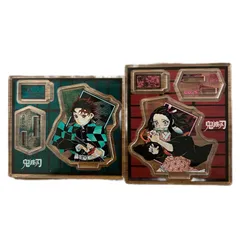 鬼滅の刃 アクリルフィギュアコレクション　2種セット　( 竈門炭治郎 & 竈門禰豆子 )