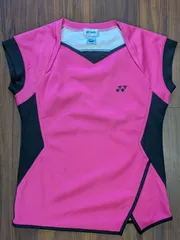 YONEX ヨネックス VERY COOL ノースリーブ ユニフォーム ピンク レディースO