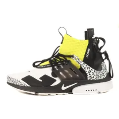 NIKE ナイキ サイズ:26.0cm / ACRONYM AIR PRESTO MID (AH7832-100) / アクロニウム プレスト ミッド / ホワイト ブラック ダイナミックイエロー / US8 / コラボ【中古】