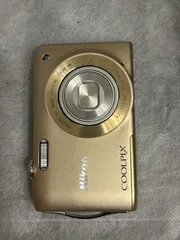 【極美品・返品保証】ニコン　Nikon COOLPIX S3300 ゴールド 極美品・返品保証】ニコン Nikon COOLPIX S3300 ゴールド