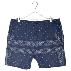 BEDWIN(ベドウィン) 4/L MILITARY OG BANDANA PANTS "MARCY" ミリタリー オリジナル バンダナ ショーツ 表記無(L程度) ブルー ハーフ ショート パンツのサムネイル