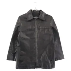 A.P.C (アーペーセー) ホースレザー ジップアップ ジャケット ブラックのサムネイル