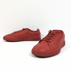 おしゃれカラー◎【Reebok】リーボック スニーカー ローカット シューズ 1Y3502 カジュアル おしゃれ ロゴ 軽量 シンプル デイリー こなれ感 赤 レディース サイズ23.5cm/M32474HH