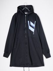COMME des GARCONS HOMME DEUXコムデギャルソンオムドゥ 2022AW ポリジャージーフルジップロングパーカージャケット【L】【MTSA78468】