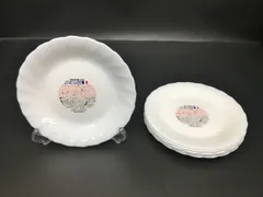 食器 プレート 6枚セット ヤマザキ春のパンまつり 2023年 白いフローラルディッシュ 未使用 2504LR212