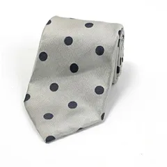 ヴァレンチノ シルク ネクタイ 水玉柄 中古 Aランク VARENTINO