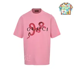 【今日WTO】Gucci 2025SS 巳年限定プリント T シャツ-EV29