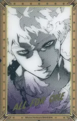 【中古】キャラカード [単品] オール・フォー・ワン 「堀越耕平『僕のヒーローアカデミア』原画展 箔押しクリアカードコレクション 12枚セット Dセット」