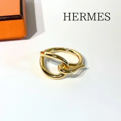 HERMES エルメス ジャンボ スカーフリング ゴールド 金