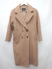 ◇ URBAN RESEARCH アーバンリサーチ ウール ダブルボタン 長袖 チェスターコート サイズ36 ブラウン レディース P  【1405230010598】のサムネイル