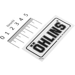 0191-01 オーリンズ OHLINS クリアーステッカー 75mmx30mm 黒