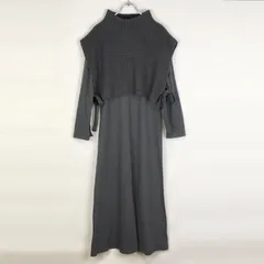 COLONY2139 バックオープンワンピース＆ニットベストセット