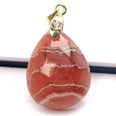  〔J331-4〕アルゼンチン産 高品質 インカローズ  ペンダントトップ rhodochrosite ロードクロサイト