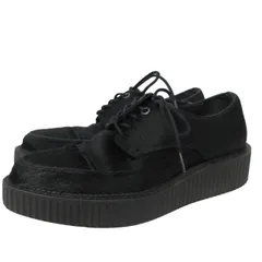 ディーゼル DIESEL ドレスシューズ 靴 レースアップ ハラコ 黒 ブラック 36 23.5㎝‐24㎝ 0118 IBO46のサムネイル