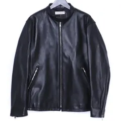 UNITED ARROWS シングルライダース レザー B&Y ネイビー UNITED ARROWS シングルライダース レザー B&Y ネイビー