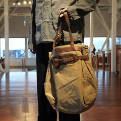 トートバッグ（60sフランスミリタリーテントリメイク）【T.K GARMENT SUPPLY】