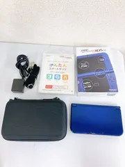 ＊【初期化済み】Nintendo ニンテンドー  new 3DS  LL メタリック ブルー　本体　充電器　ケース付き【ゲーム機本体】【2】