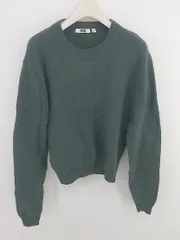 ◇ UNIQLO ユニクロ 長袖 ニット セーター グリーン系 レディース P  【1303310006151】