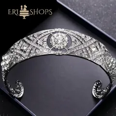 【人気商品】シルバープリンセス ウェディング クラウン ヘア アクセサリー ティアラ ヘッドドレス ブライダル 花嫁 姫系 記念写真 結婚式 披露宴 発表会 イベント パーティー カチューシャ 髪飾り レディース