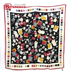 CHANEL シャネル スカーフ マルチデザイン ココマーク No.5 シルク マルチカラー