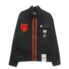 FRED PERRY (フレッドペリー) ×ART COMES FIRST SHIELD PATCH HARRINGTON JACKET アートカムズファースト シールドパッチ ハリントンジャケット ブラックのサムネイル