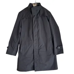 Z1534 BURBERRY LONDON バーバリー ロンドン トレンチコート チェックライナー付 ブラック 日本製 レディース Sサイズ