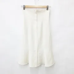 スナイデル SNIDEL スカート マーメイドスカート ひざ丈 フレアー ハイウエスト アイボリー 白 ホワイト 0