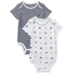 【新品】ラルフローレン ポロベアボディスーツ２枚セット