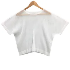 ⭐︎イッセイミヤケ⭐︎タグ着きさ新品未使用　半袖トップス⭐︎ 珍品Issey Miyake Men 筆タグ80年代オーバーサイズTシャツ 半袖