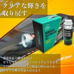 リーズナブルセット】ヘッドライトスチーマー 施工キット サンド