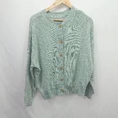 ◇ ⊂ SM2 サマンサ モスモス 長袖 カーディガン サイズフリー グリーン系 レディース E  【1506300025112】