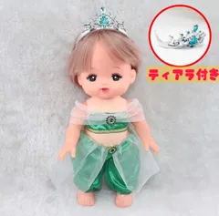 ソランちゃん服　メルちゃん　プリンセスドレス　ドール服 ティアラ付き　2点セット