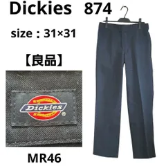 【良品】Dickies メンズ ワークパンツ 874 ネイビー 31×31