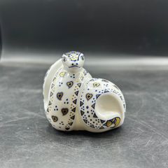 美品】ヘレンド HEREND うさぎ フィギュリン フィッシュネット 5325