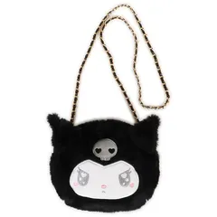 クロミ チェーンショルダーバッグ ファー ポシェット ポーチ ダイカット かわいい サンリオ sanrio キャラクター