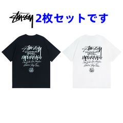 STUSSY ステューシー ワールドツアー モダンロゴ グラフィティプリント Tシャツ 半袖 男女兼用 メンズ レディース ユニセックス 綿100% ストリート 新品 正規品