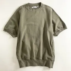 34b26 日本製 nonnative ノンネイティブ 半袖スウェット カットソー 1 カーキ 無地 サイドリブ サイドポケット トップスのサムネイル