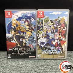 ◎【中古】 Switchソフト SAO 転スラ 2本セット ソードアートオンラインアリシゼーション 転スラ テンペストストーリーズ スイッチ