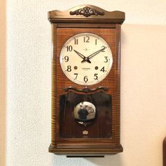昭和レトロ 精工舎 14DAY 宮型本打掛時計 オーバーホール済 稼働品