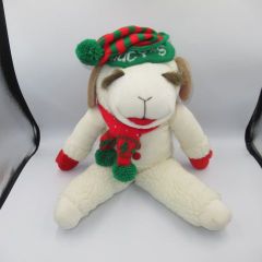 1993 LAMB CHOP Macy's Doll Figure Plush Toy Scarf Knit Hat Vintage